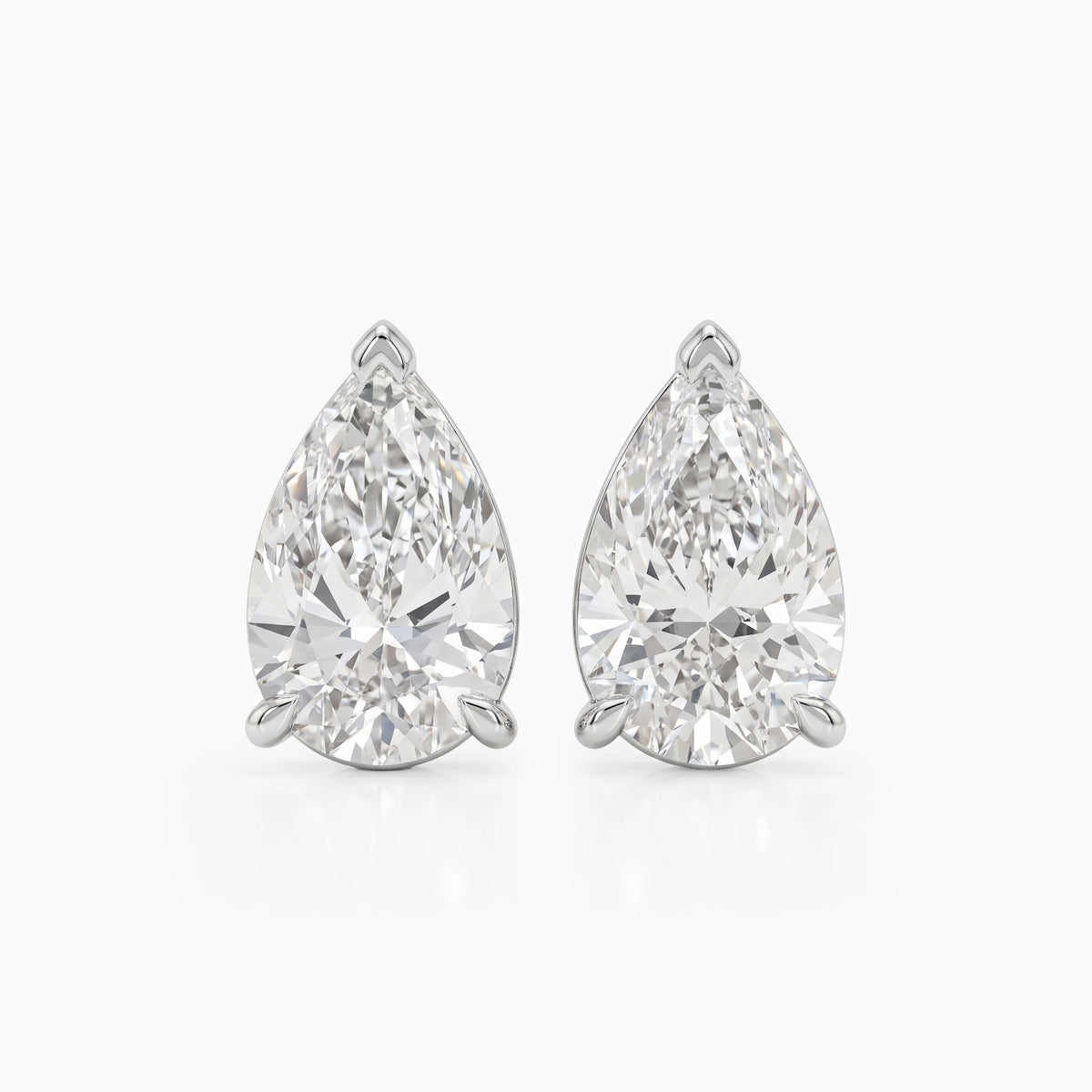 Pear Lab Grown Diamond Stud Earring Earrings
