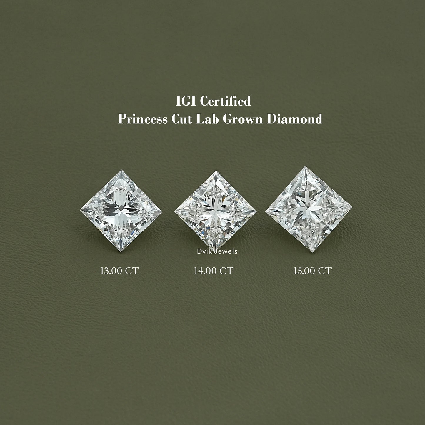 Princess Cut IGI Certified Loose Diamond