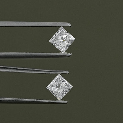 Princess Cut Matching Pair Lab Grown Diamond