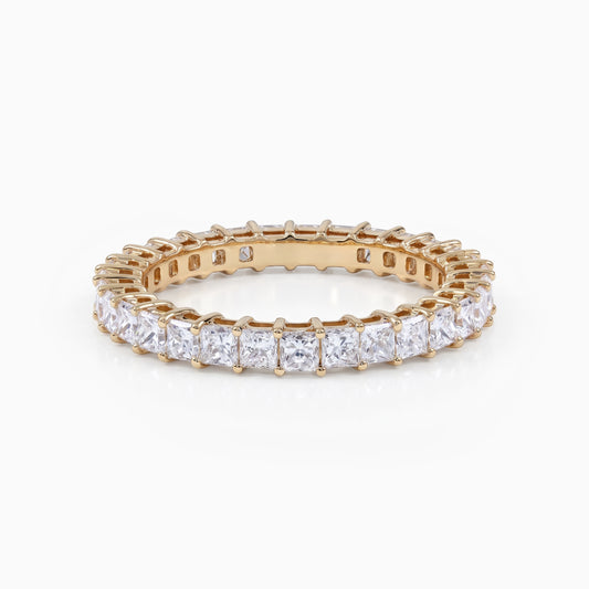 Princess Cut Lab Diamond Full Eternity Band Band