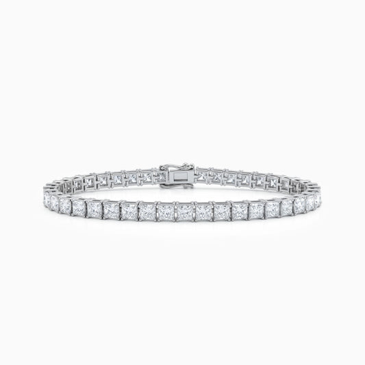 Princess Cut Lab Diamond Tennis Bracelet Bracelet
