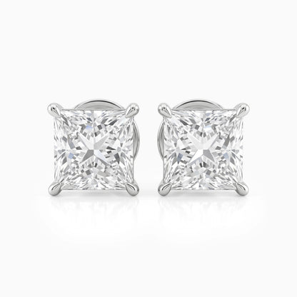 Princess Lab Grown Diamond Stud Earring Earrings