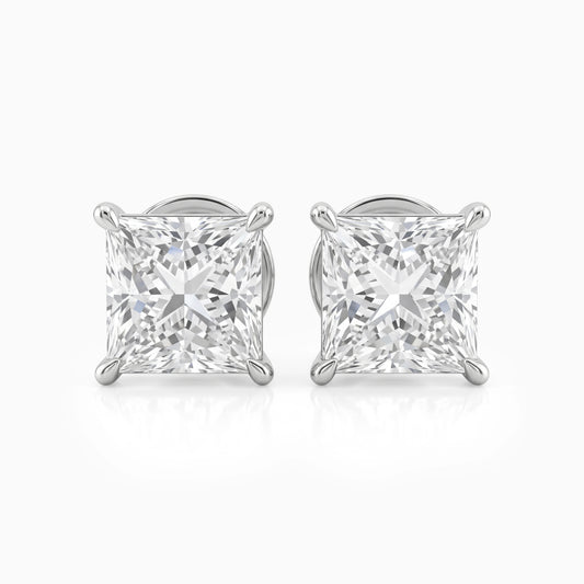 Princess Lab Grown Diamond Stud Earring Earrings
