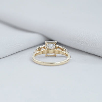 Radiant Cut Lab Diamond Five Stone Ring