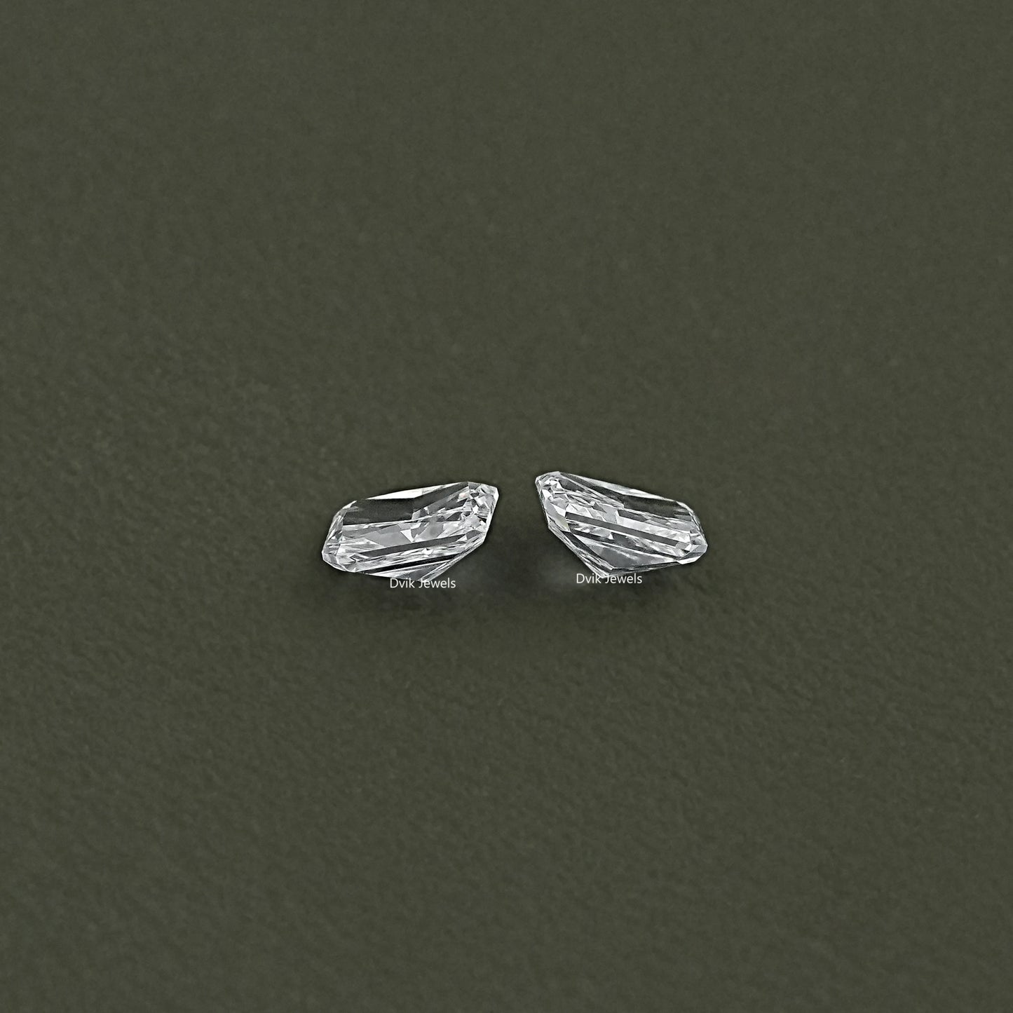 Brilliant Radiant Cut Lab Diamond Pair