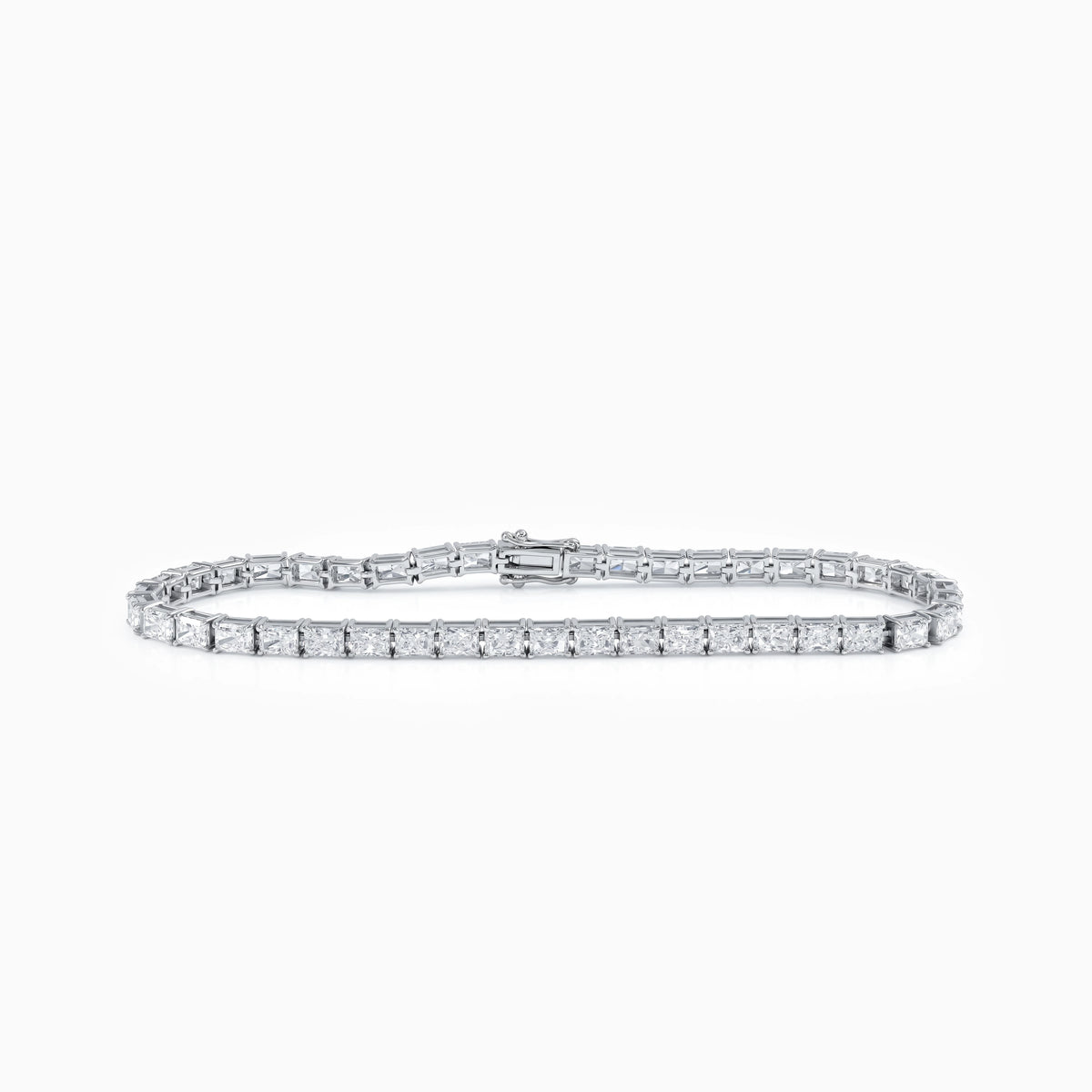 Radiant Cut Lab Diamond Tennis Bracelet