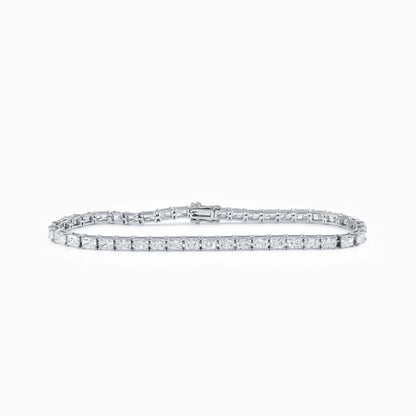 Radiant Cut Lab Diamond Tennis Bracelet