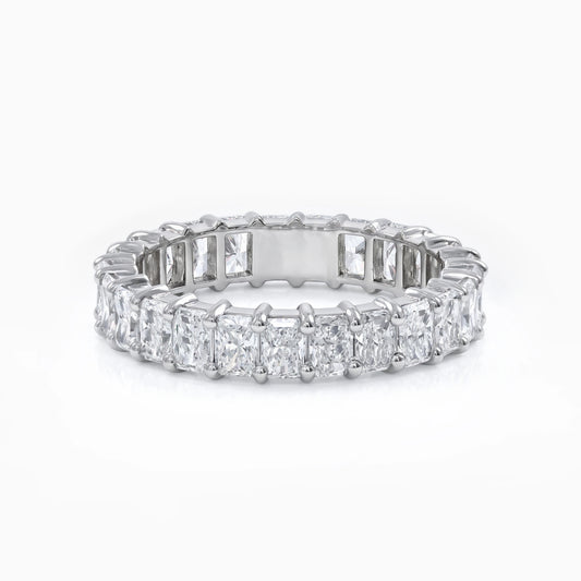 Radiant Cut Lab Grown Diamond Full Eternity Band