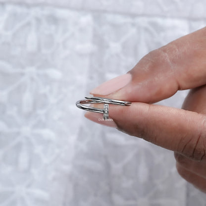 Round Cut Lab Grown Diamond Cartier Ring