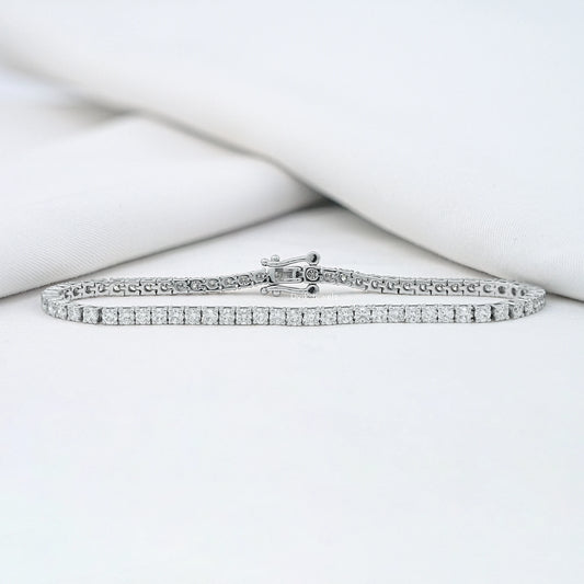 Round Cut Lab Grown Diamond Bracelet Bracelet