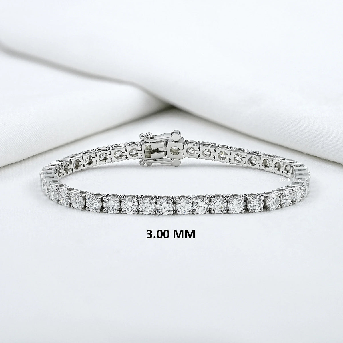 Brilliant Lab Grown Round Diamond Tennis Bracelet
