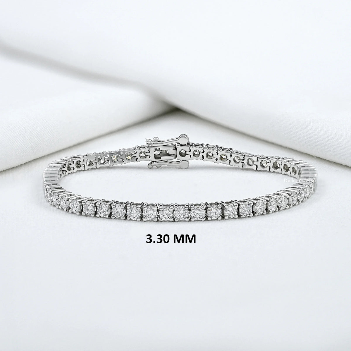 Brilliant Lab Grown Round Diamond Tennis Bracelet