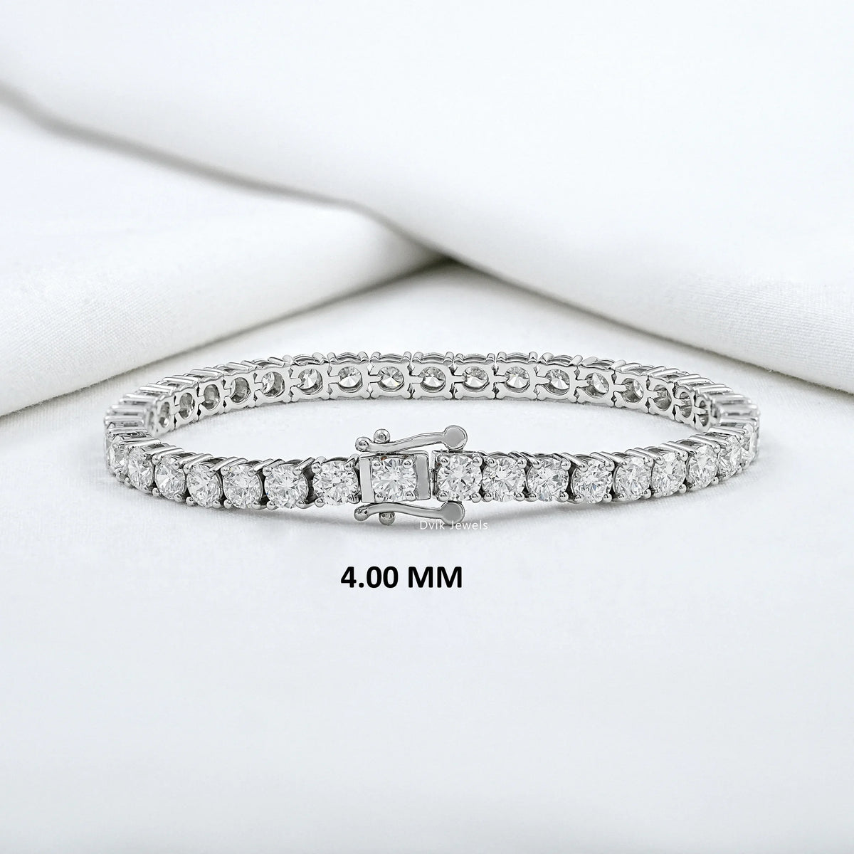 Brilliant Lab Grown Round Diamond Tennis Bracelet