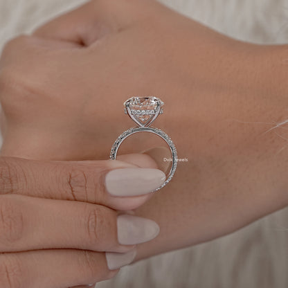 Round Cut Diamond Bridal Wedding Ring Set