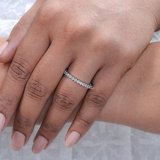 Round Lab Grown Diamond Full Eternity Band