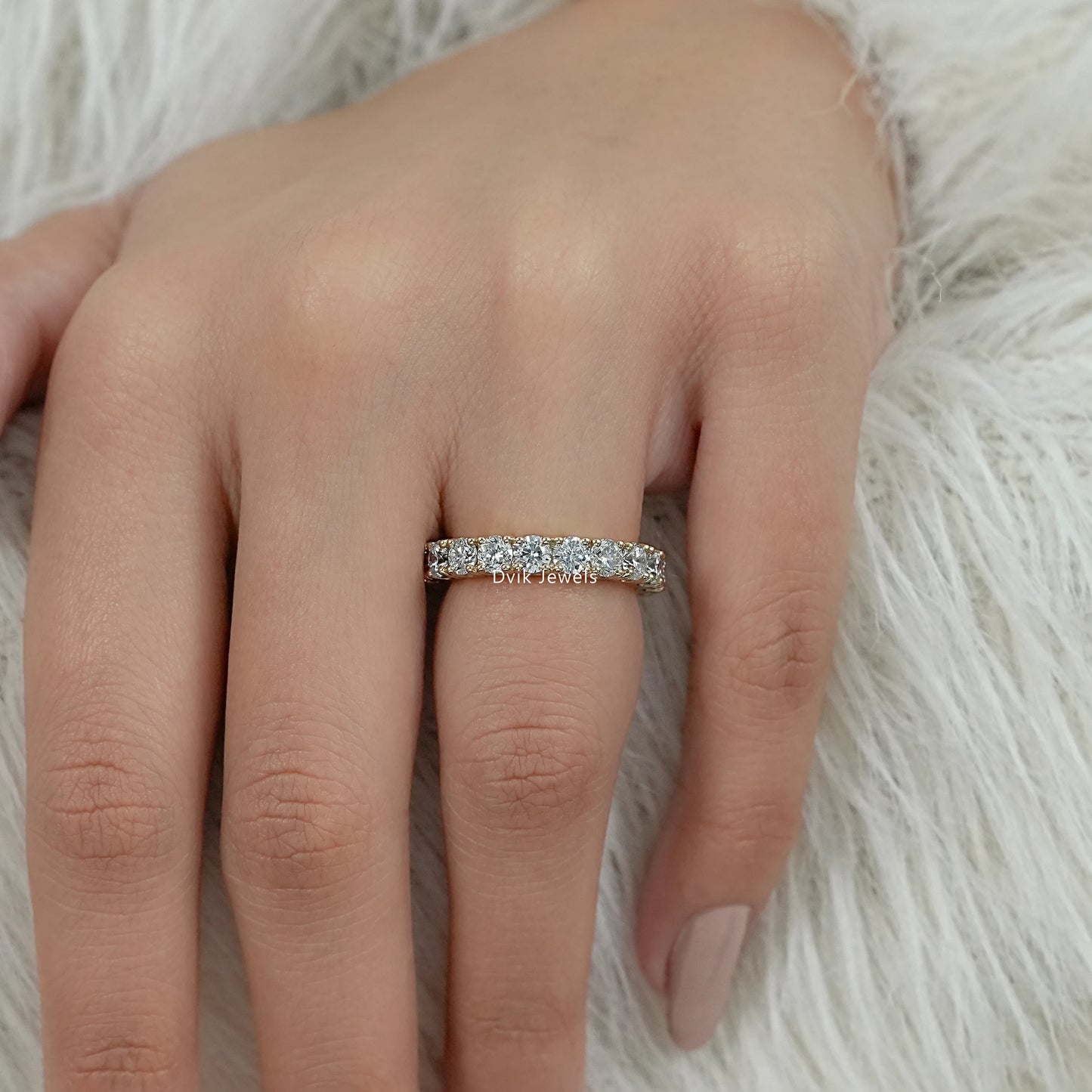 Lab Grown Round Diamond Eternity Band