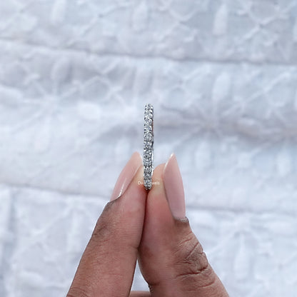 Round Lab Grown Diamond Full Eternity Band