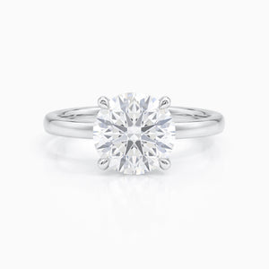Round Cut Diamond Solitaire Proposal Ring