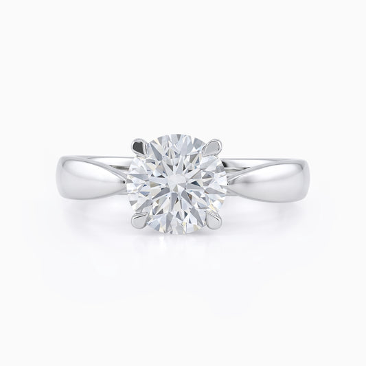 Round Brilliant Cut Lab Diamond Solitaire Ring Ring