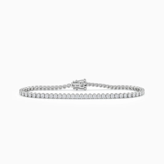 Round Cut Lab Grown Diamond Tennis Bracelet Bracelet