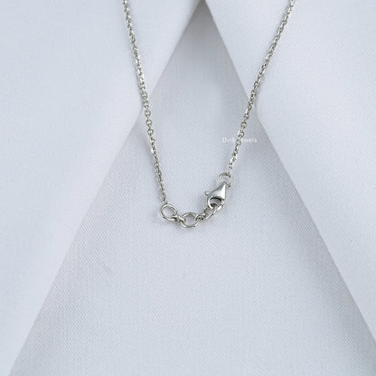 Round Lab Grown Diamond Solitaire Pendant