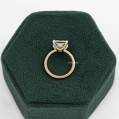 Princess Cut Lab Diamond Solitaire Ring Ring