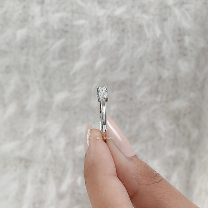 Princess Cut Five Stone Lab Diamond Ring