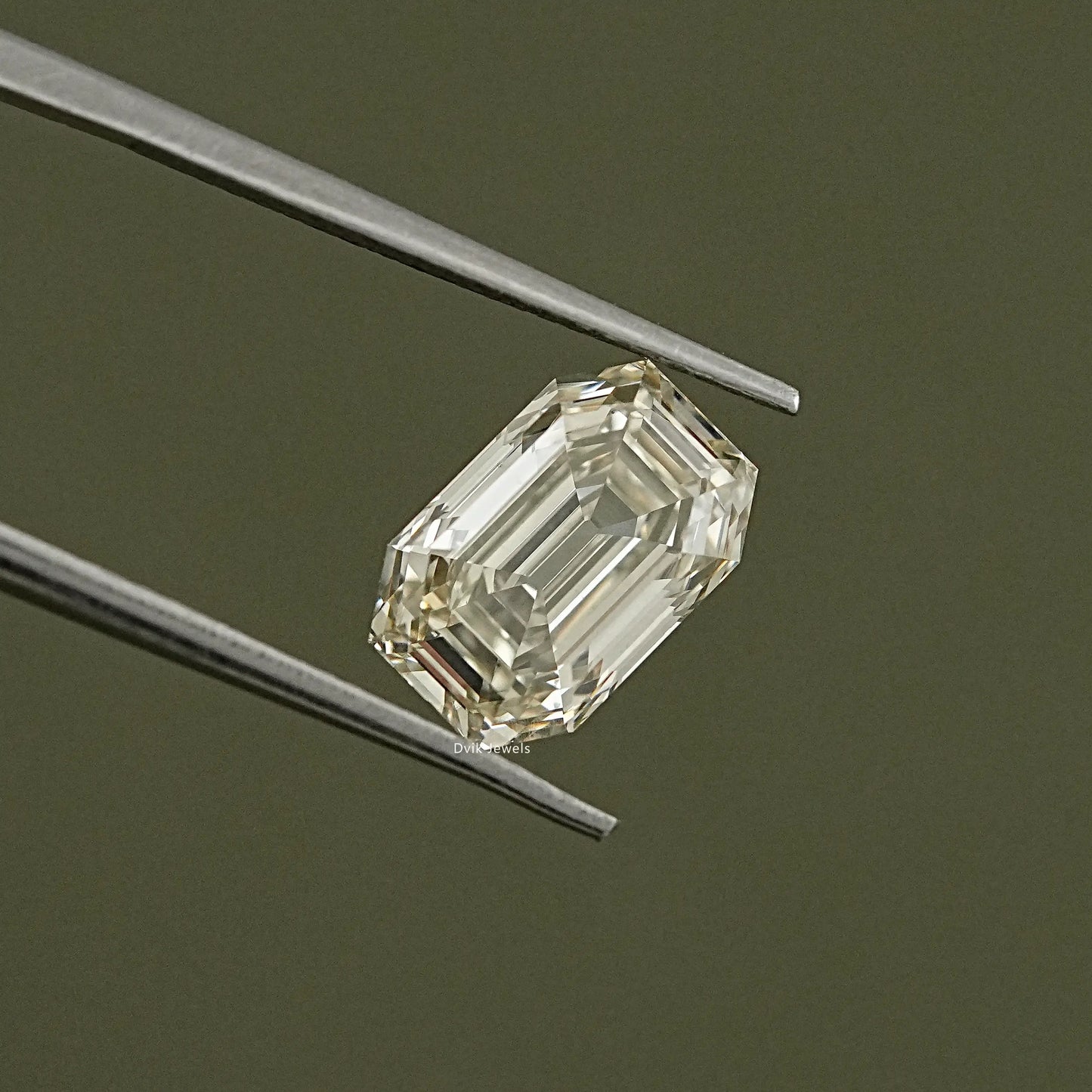 Stunning Old Mine Emerald Cut Lab Loose Diamond