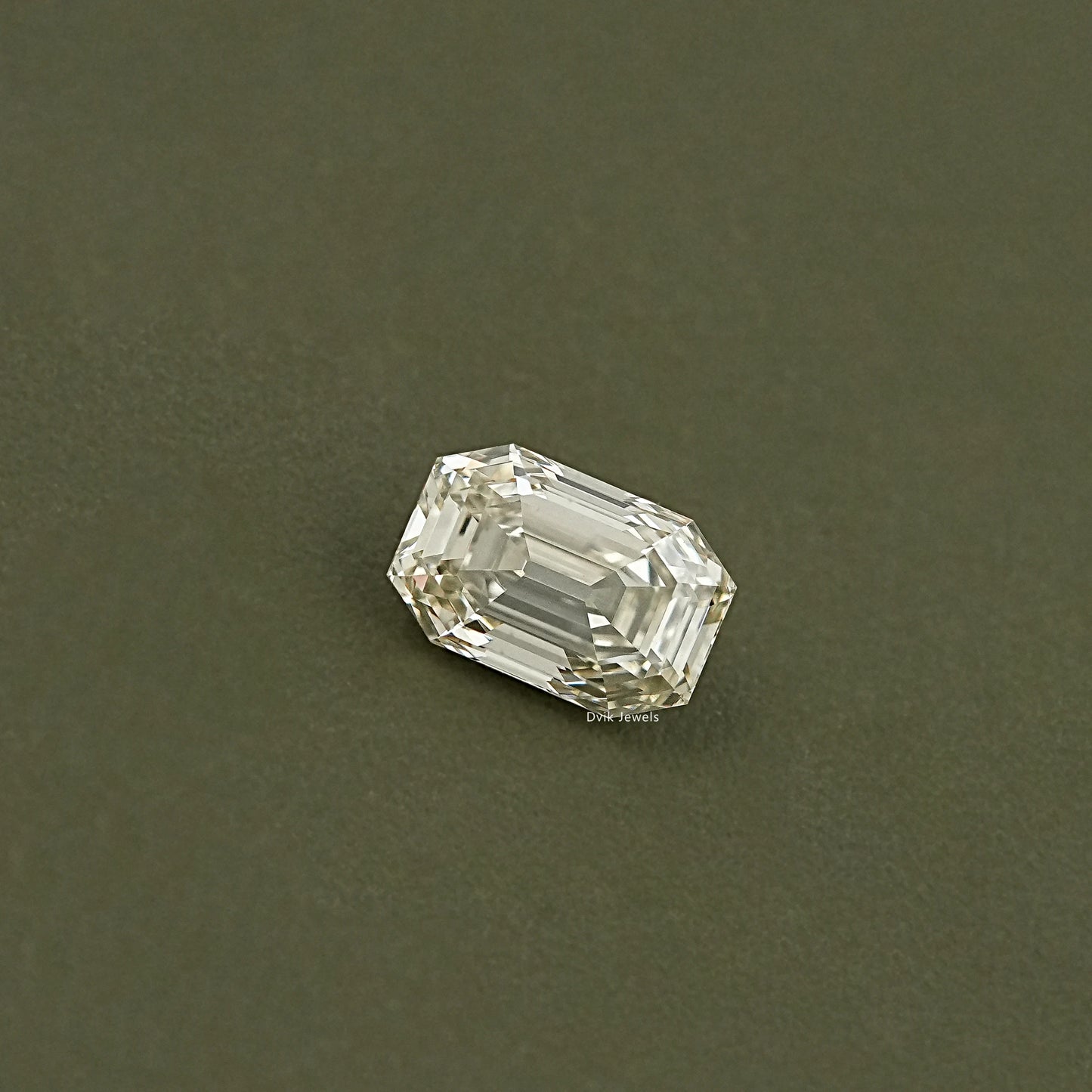 Stunning Old Mine Emerald Cut Lab Loose Diamond