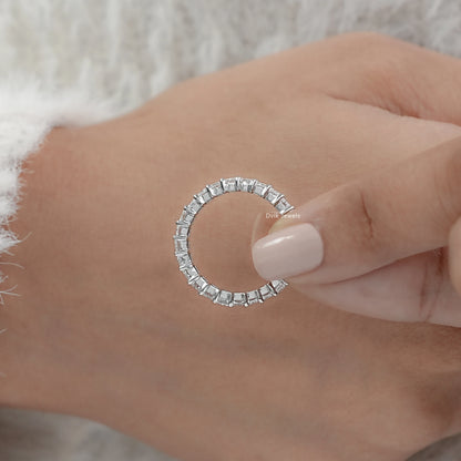Radiant Cut Lab Grown Diamond Full Eternity Band