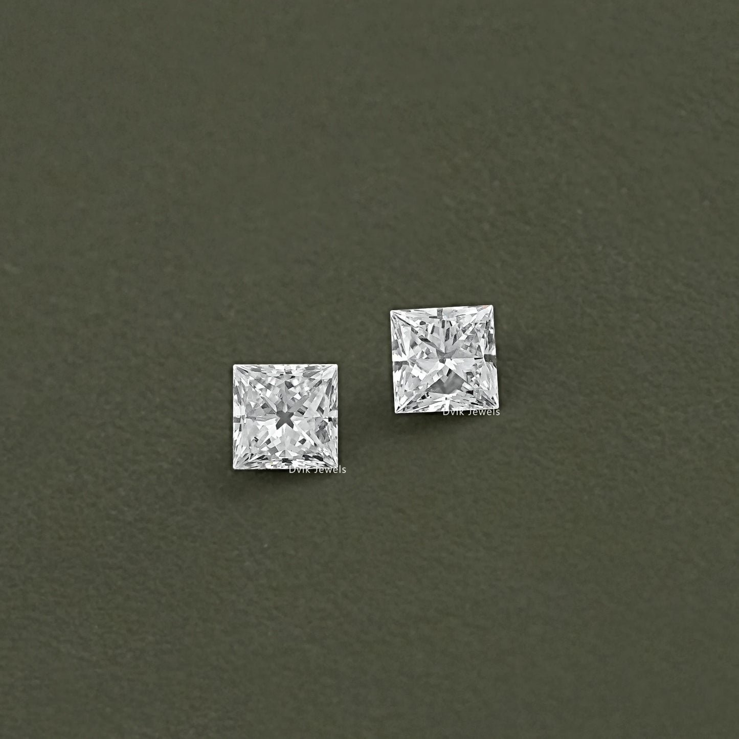 Princess Cut Matching Pair Lab Grown Diamond