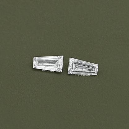 Lab Grown Tapered Baguette Diamond Matching Pair