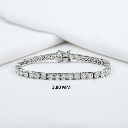 Brilliant Lab Grown Round Diamond Tennis Bracelet