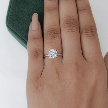 2 Carat Round Cut Diamond Solitaire Proposal Ring
