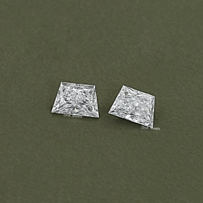 Trapezoid Cut Lab Diamond Pair
