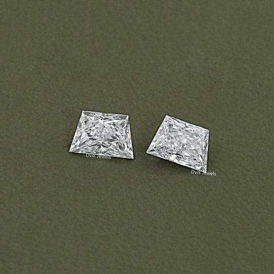 Trapezoid Cut Lab Diamond Pair