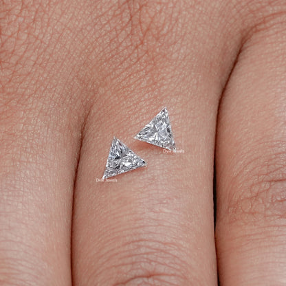 Triangle Cut Lab Loose Diamond Matching Pair