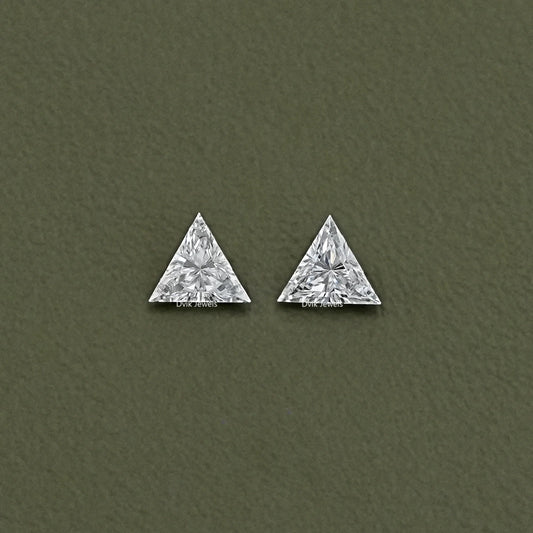 Triangle Cut Lab Loose Diamond Matching Pair