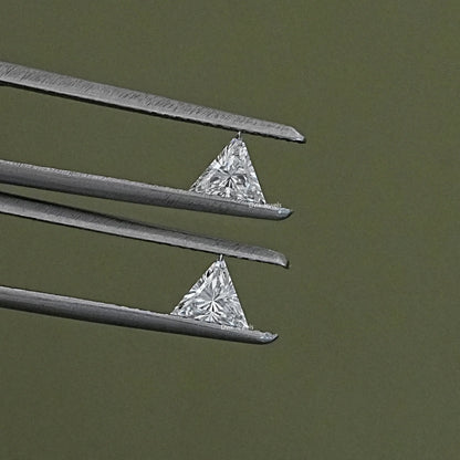 Triangle Cut Lab Loose Diamond Matching Pair