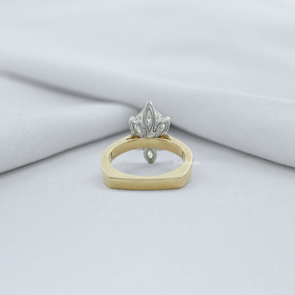 Tulip Set Dutch Marquise Cut Solitaire Ring