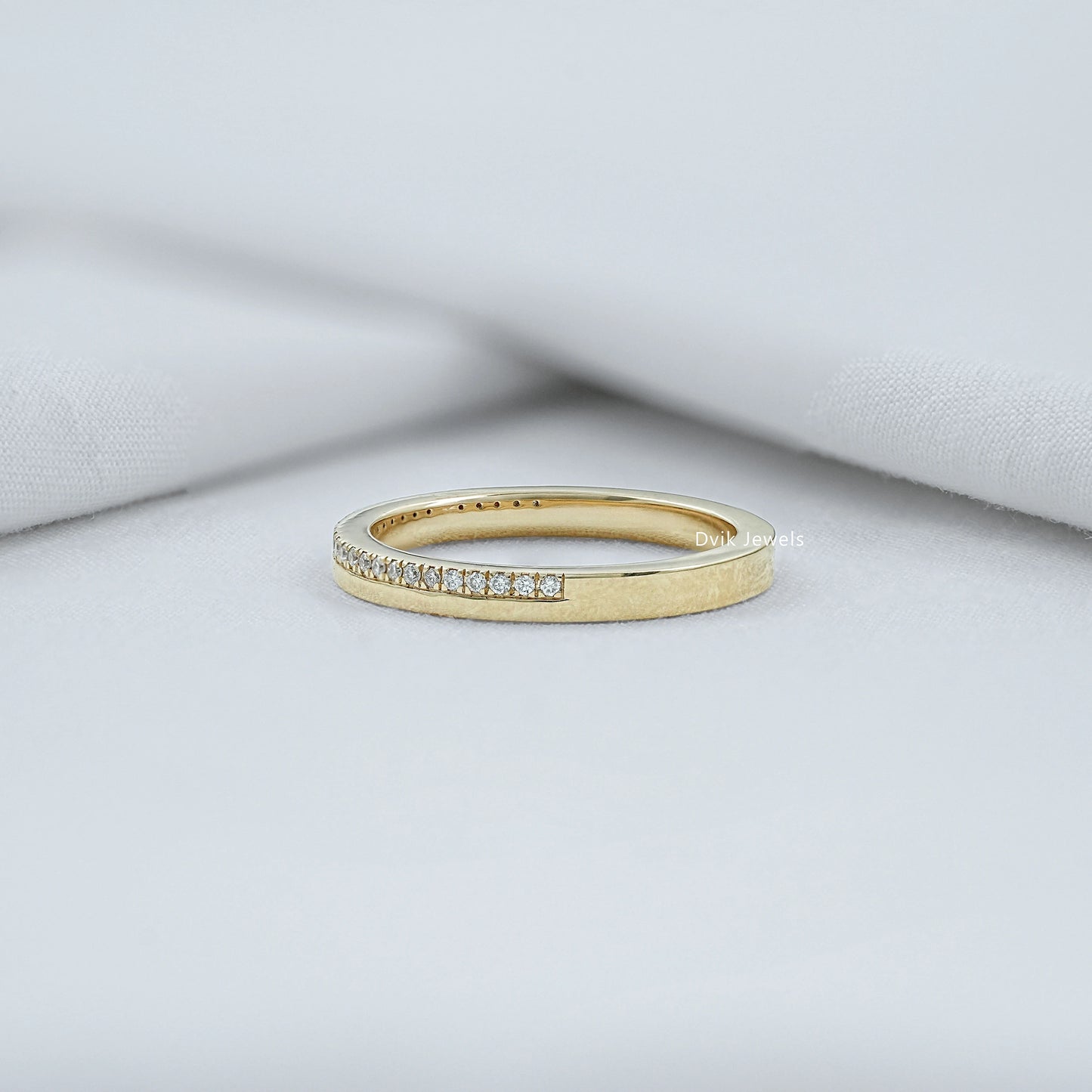 Lab Grown Round Diamond Eternity Wedding Band
