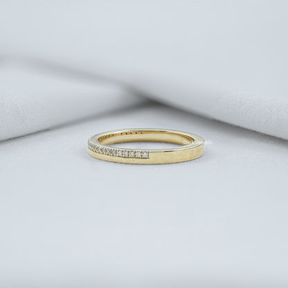 Lab Grown Round Diamond Eternity Wedding Band
