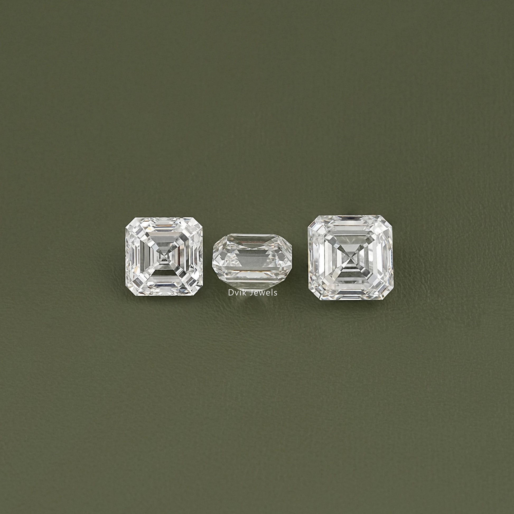 Asscher Cut Lab Grown IGI Certified Loose Diamond Loose Diamond