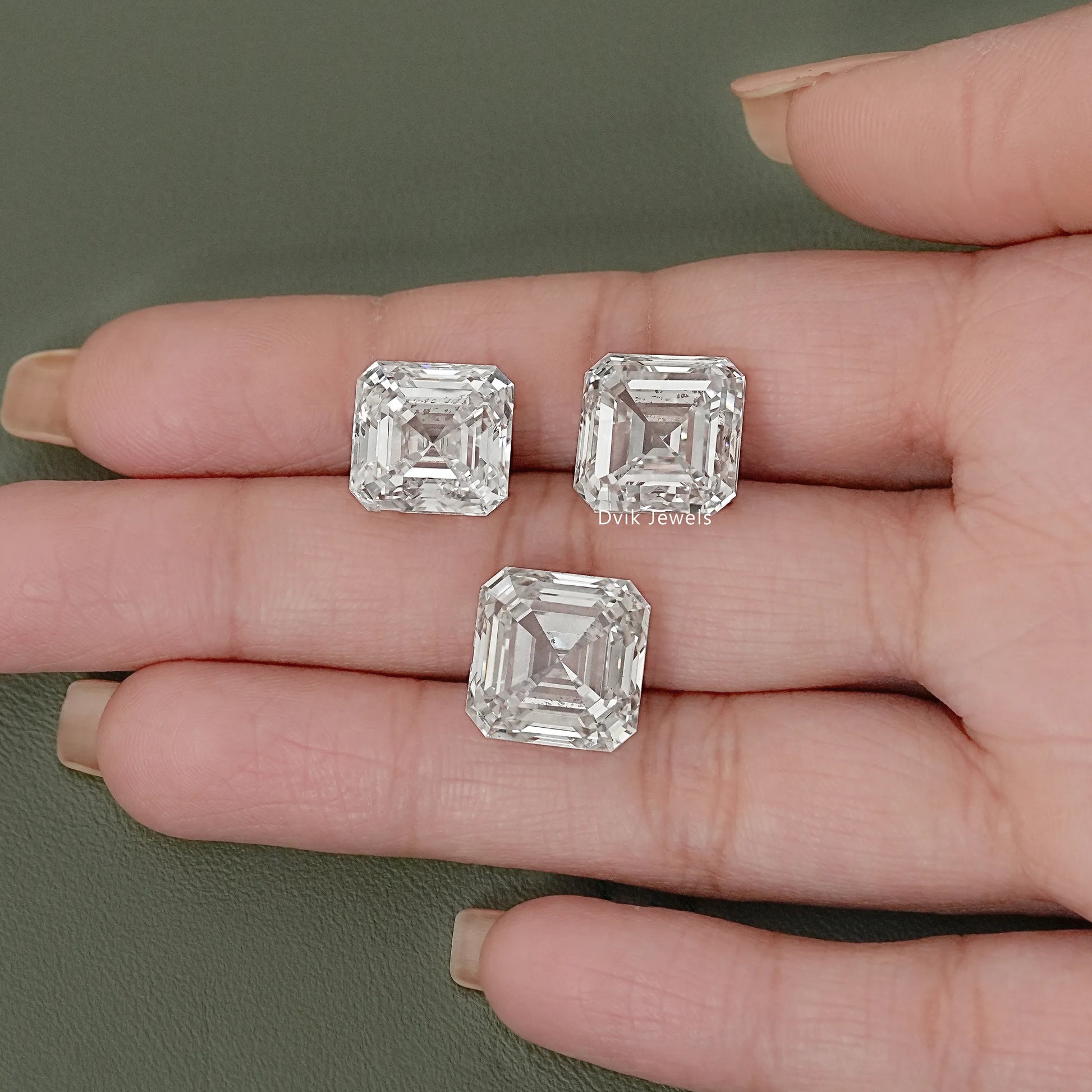 Asscher Cut Lab Grown IGI Certified Loose Diamond Loose Diamond