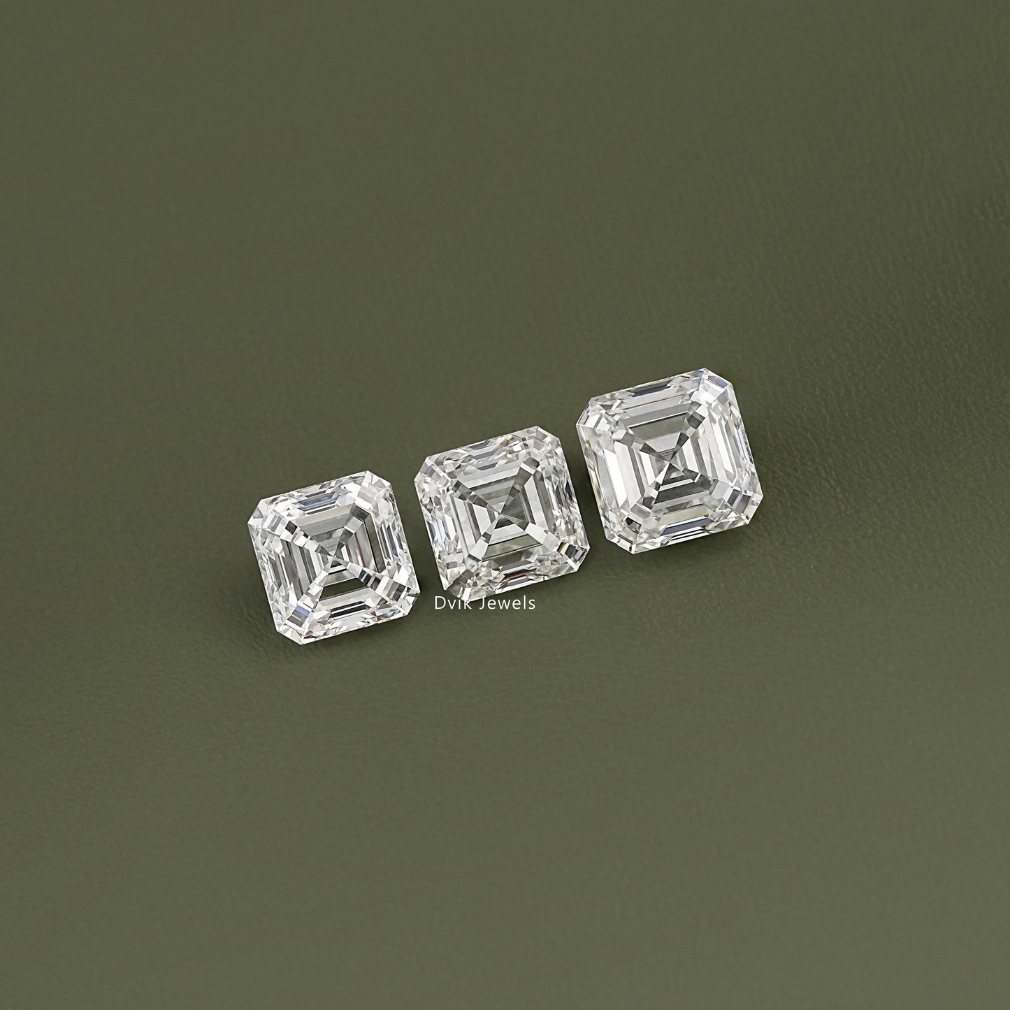 Asscher Cut Lab Grown IGI Certified Loose Diamond Loose Diamond