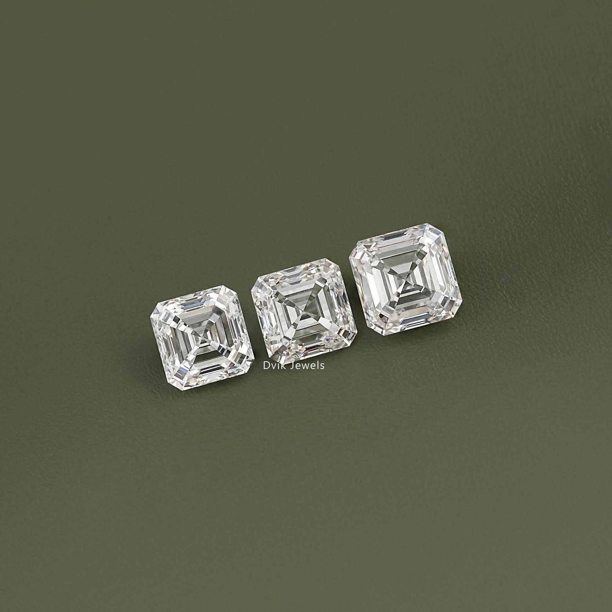 Asscher Cut Lab Grown IGI Certified Loose Diamond Loose Diamond