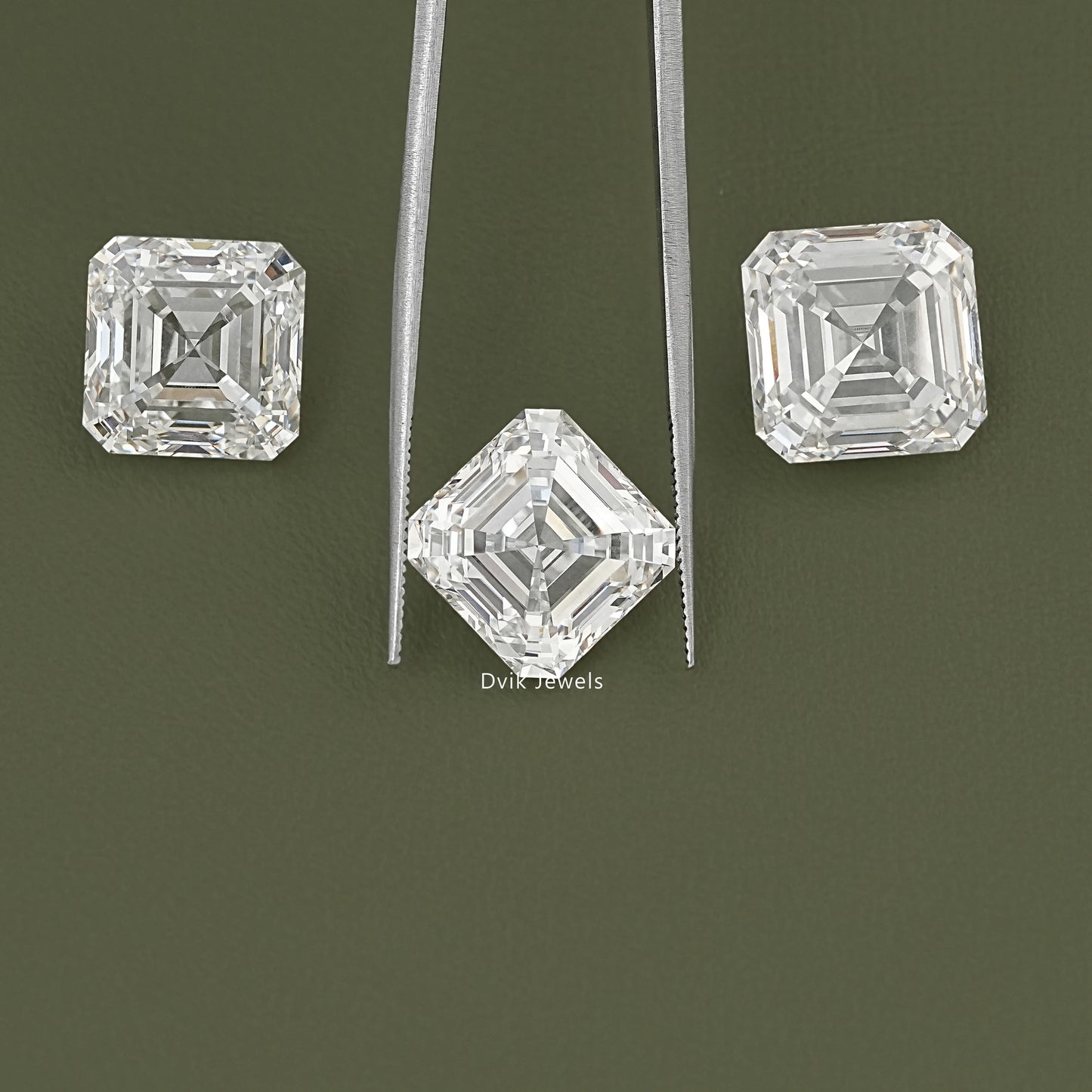 Asscher Cut Lab Grown IGI Certified Loose Diamond Loose Diamond