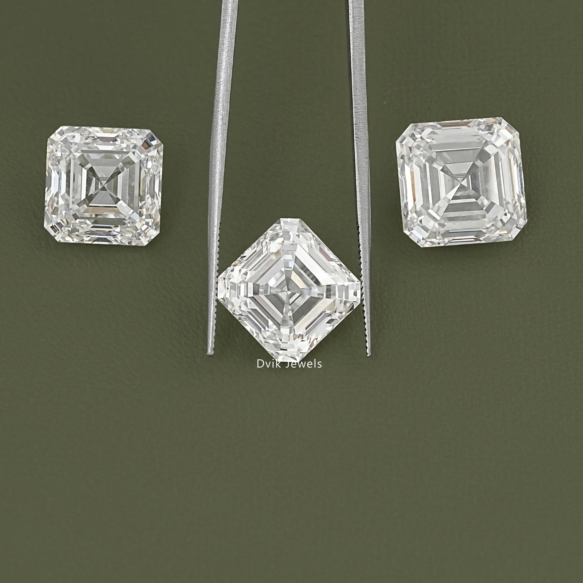 Asscher Cut Lab Grown IGI Certified Loose Diamond Loose Diamond