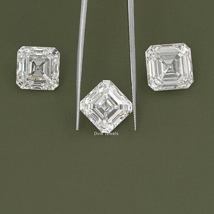 Asscher Cut Lab Grown IGI Certified Loose Diamond Loose Diamond