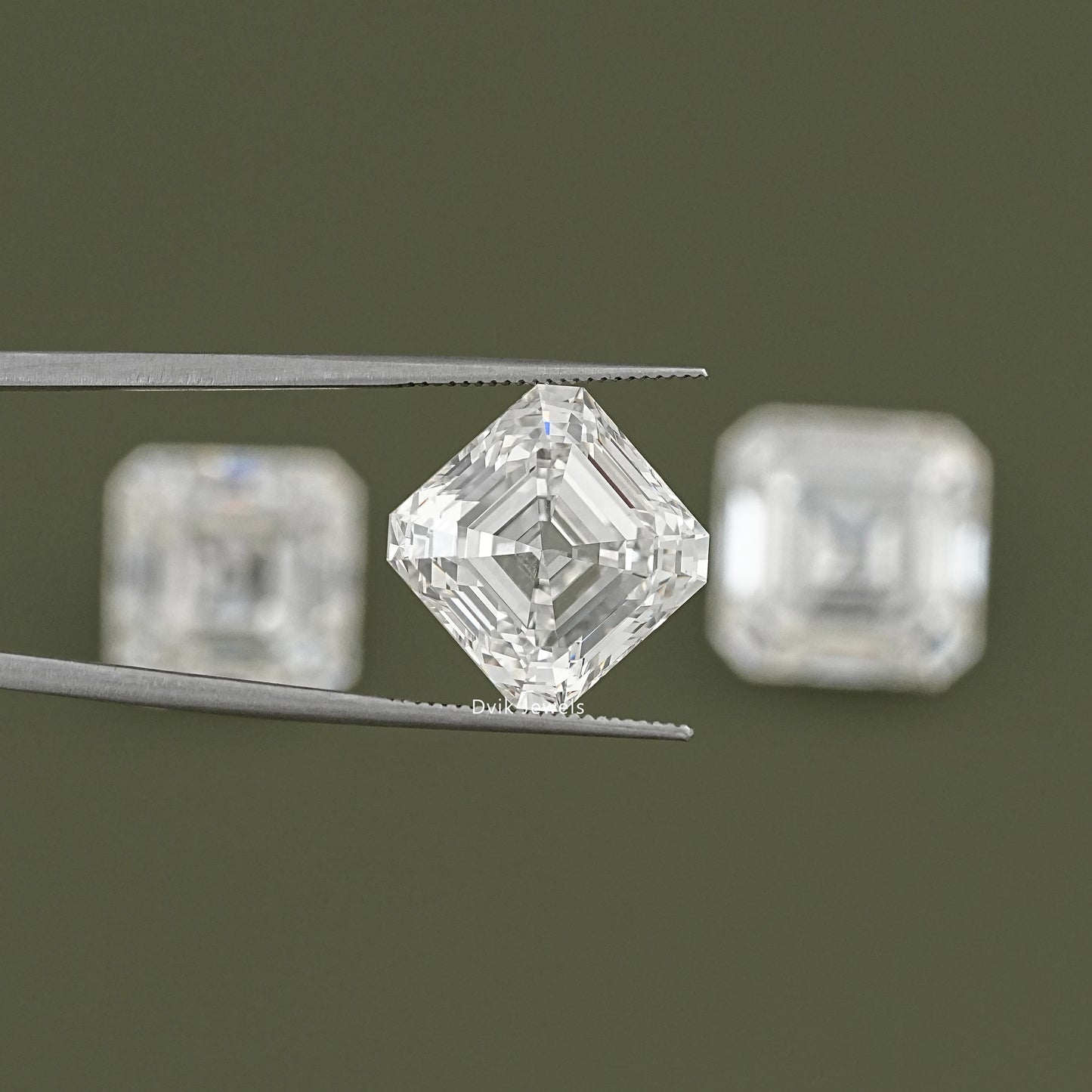 Asscher Cut Lab Grown IGI Certified Loose Diamond Loose Diamond